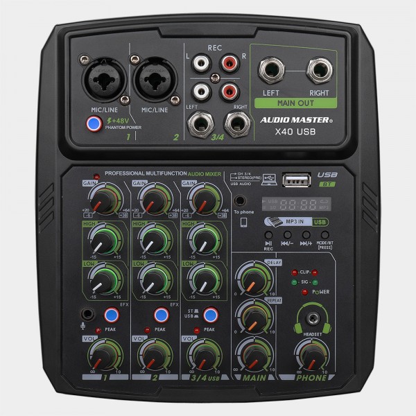 X40USB AUDIO MIXER